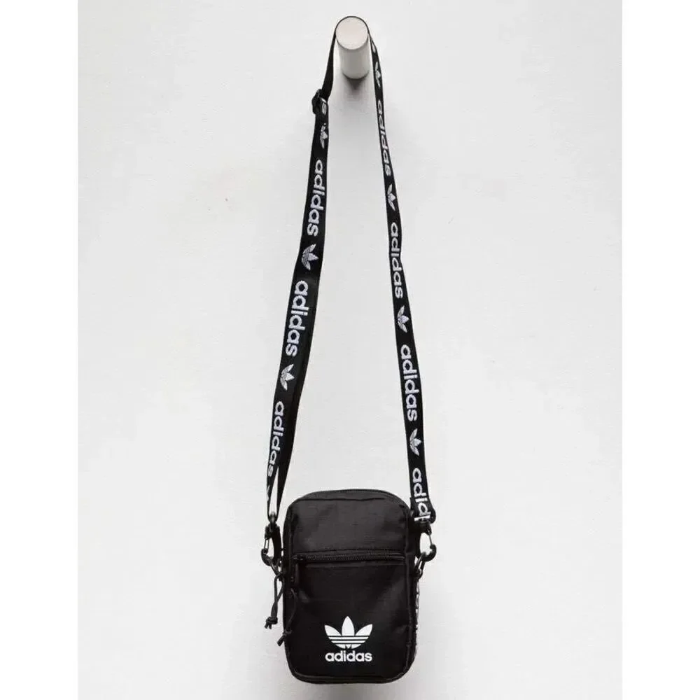 💖adidas Originals Festival Crossbody Sz Small Black Bag✨